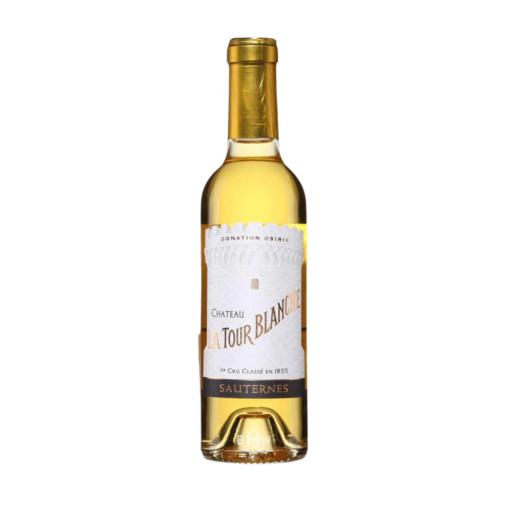 2018 Chateau La Tour Blanche 375ml wine bottle.