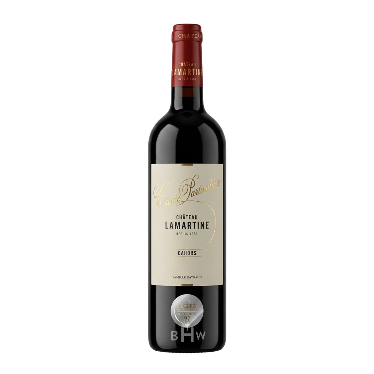 2018 Château Lamartine 'Cuvée Particulière' Cahors South West France red wine bottle, curated by Big Hammer Wines.