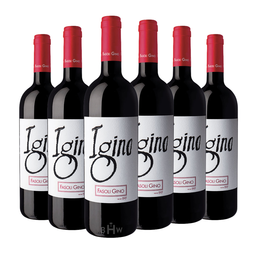 2018 Fasoli Gino 'Igino' Cabernet Sauvignon Veronese IGT Veneto 6-pack red wine bottles, curated by Big Hammer Wines.