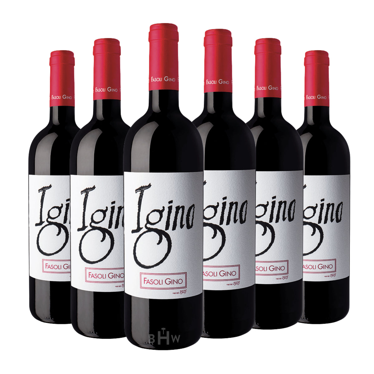 2018 Fasoli Gino 'Igino' Cabernet Sauvignon Veronese IGT Veneto 6-pack red wine bottles, curated by Big Hammer Wines.