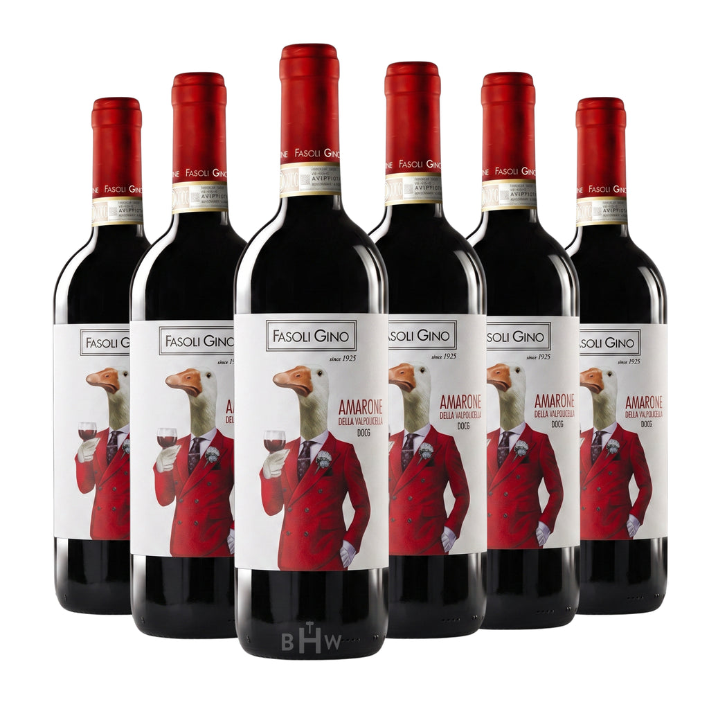 2018 Fasoli Gino 'La Corte del Pozzo' Amarone della Valpolicella DOCG Veneto 6-pack red wine bottles, curated by Big Hammer Wines.