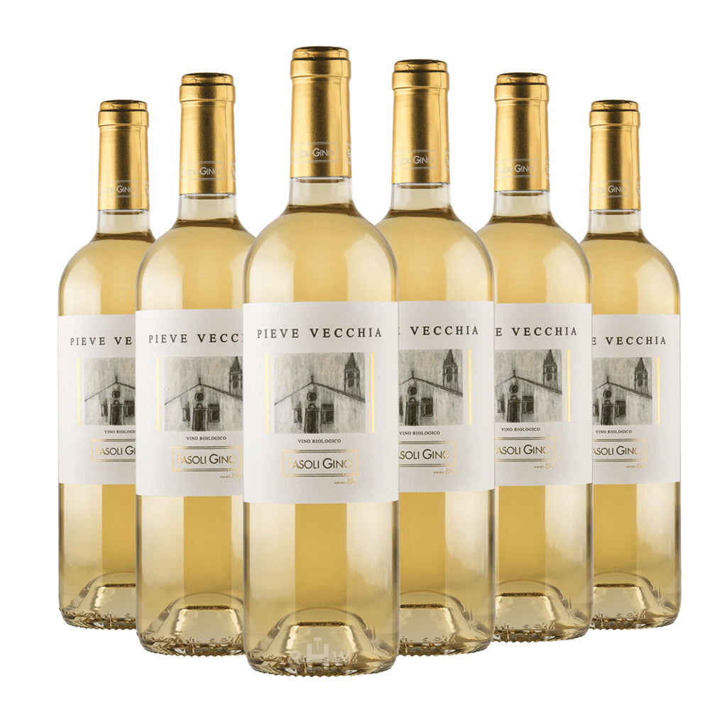 2018 Fasoli Gino 'Pieve Vecchia' Garganega Bianco Veronese IGT Veneto 6-pack white wine bottles, curated by Big Hammer Wines.