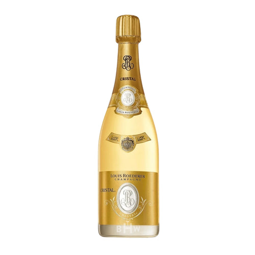 2018 Louis Roederer Cristal Millésime Brut Champagne bottle, curated by Big Hammer Wines.