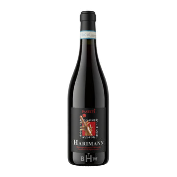 2018 Pasetti Harimann Montepulciano d'Abruzzo single red wine bottle, curated by Big Hammer Wines.