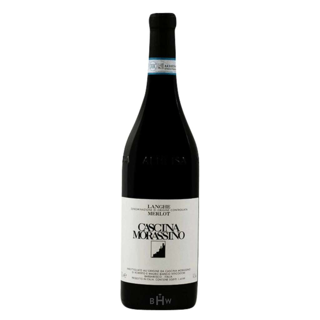 2019 Cascina Morassino Langhe Merlot Piedmont wine bottle.