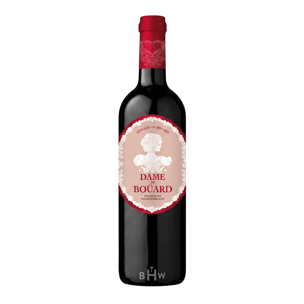 A bottle of 2019 Chateau Clos de Bouard La Dame de Bouard Bordeaux, curated by Big Hammer Wines.