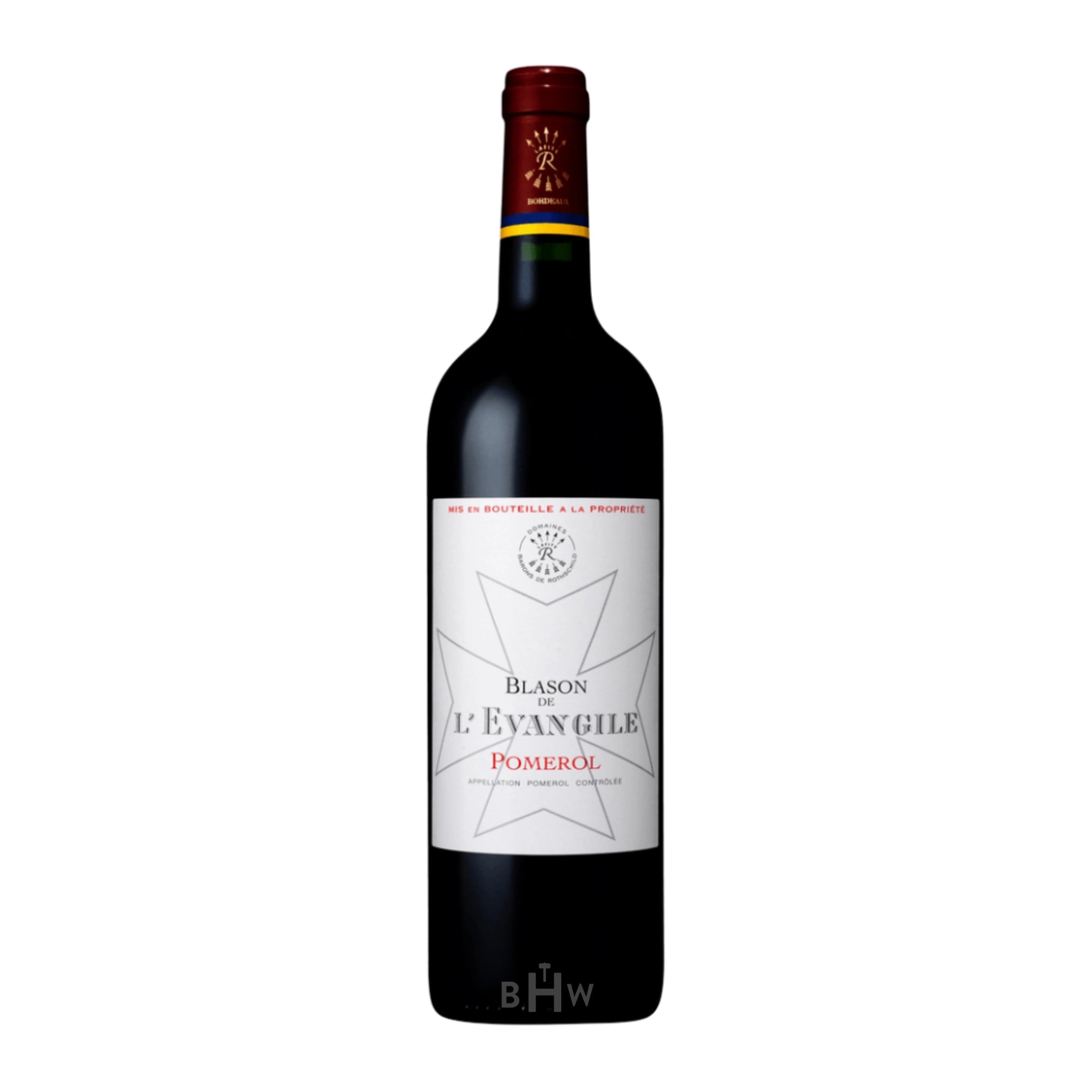 Blason de L’Evangile 2019 Pomerol Bordeaux red wine second wine of Château L’Evangile