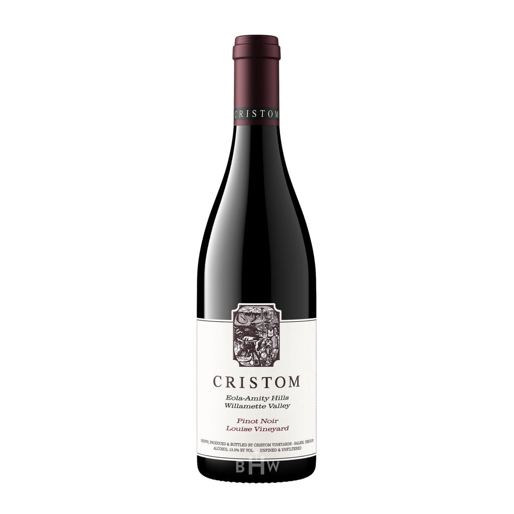 2019 Cristom Louise Vineyard Pinot Noir Eola-Amity Hills red wine bottle, curated by One Vine Wines.