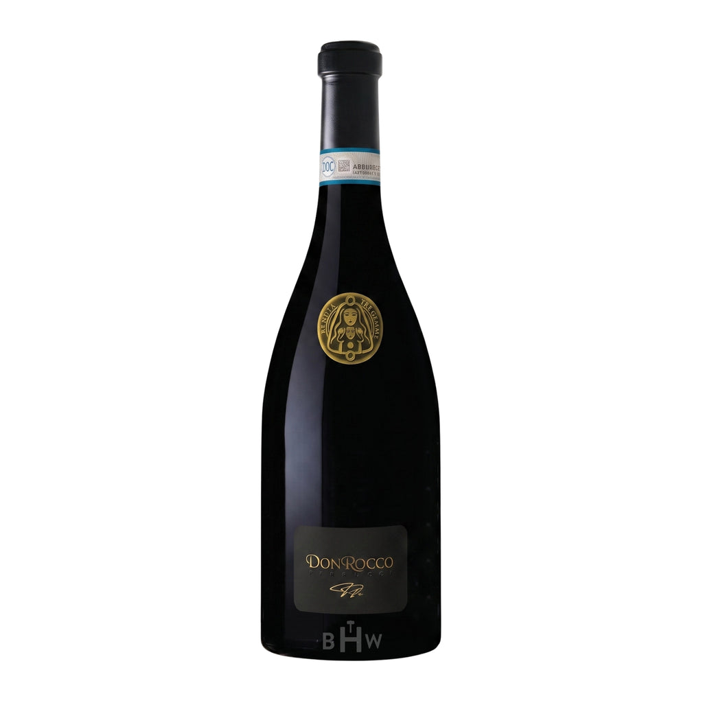 Una bottiglia di vino rosso 2019 Don Rocco Perrucci Montepulciano d'Abruzzo Riserva, curated da Big Hammer Wines.