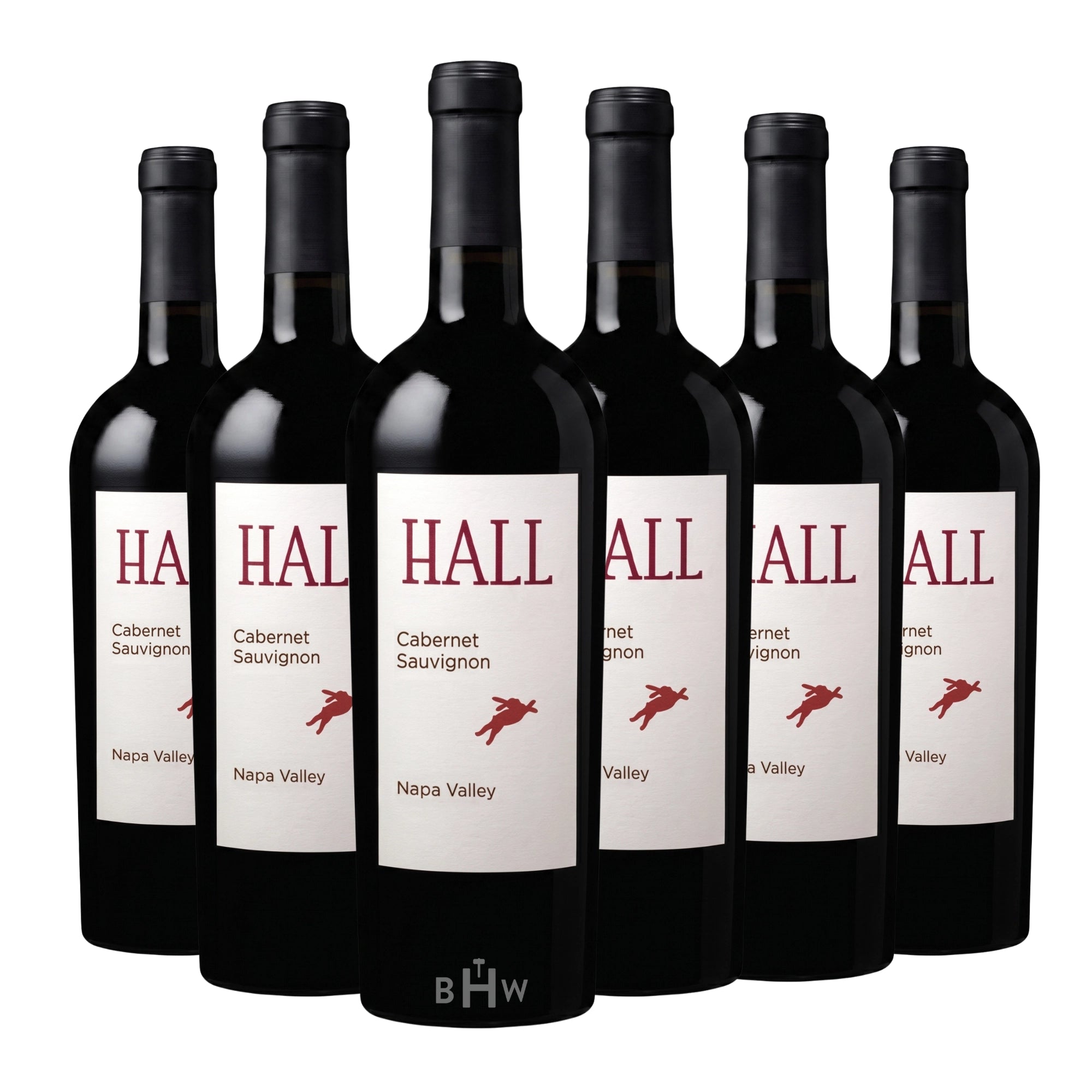 Six bottles of 2019 Hall Cabernet Sauvignon Napa Valley (6x750ml), curated by Big Hammer Wines.