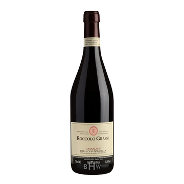 2019 Roccolo Grassi Amarone della Valpolicella single red wine bottle, curated by Big Hammer Wines.
