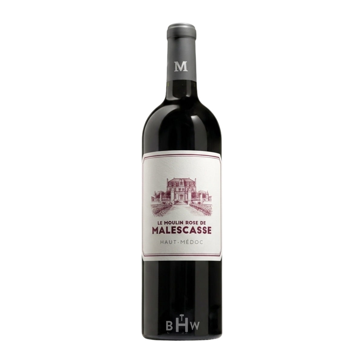 2020 Château Malescasse 'Le Moulin Rose de Malescasse' Haut-Médoc Bordeaux red wine bottle, curated by Big Hammer Wines.