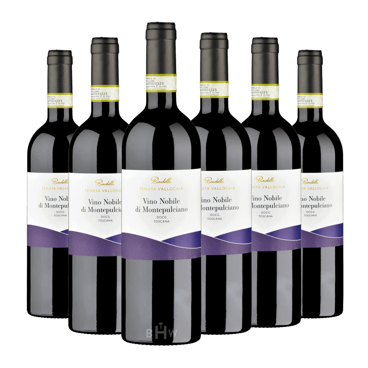 2020 Bindella Vino Nobile di Montepulciano DOCG Sangiovese Tuscany 6-pack red wine bottles, curated by Big Hammer Wines.