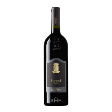 2020 Castello Banfi Summus Toscana IGT wine bottle.