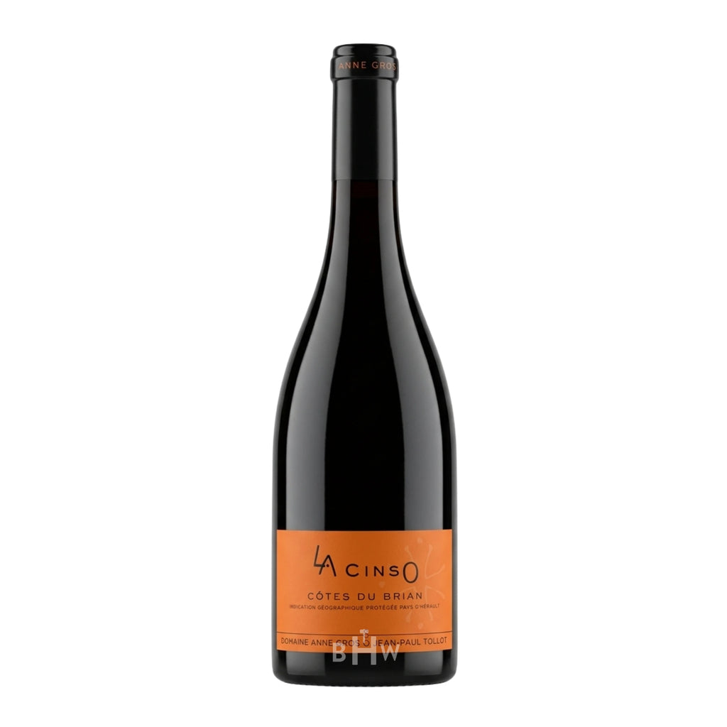 2020 Domaine Anne Gros & Jean-Paul Tollot 'La Cinso' Côtes du Brian Cinsault Languedoc red wine bottle, curated by Big Hammer Wines.