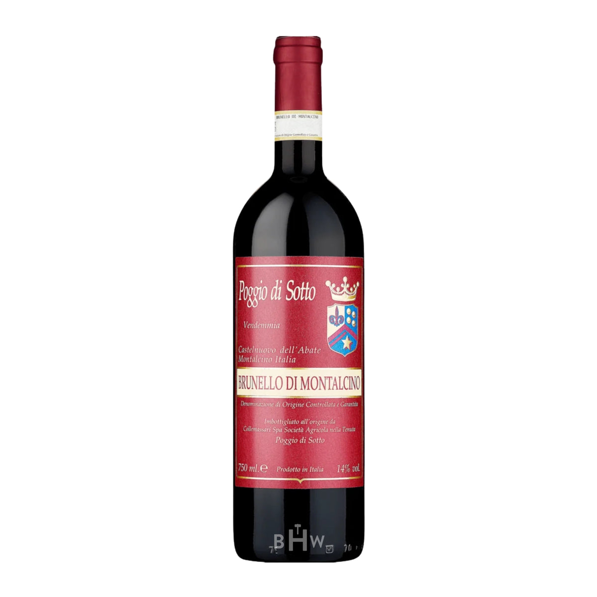 2020 Fattoria Poggio di Sotto Brunello di Montalcino DOCG red wine, curated by Big Hammer Wines.