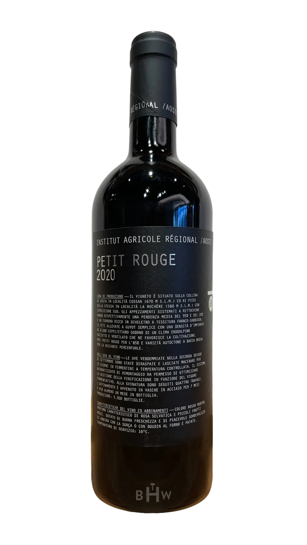 2020 Institut Agricole Regional Aoste Petite Rouge Valle d'Aosta