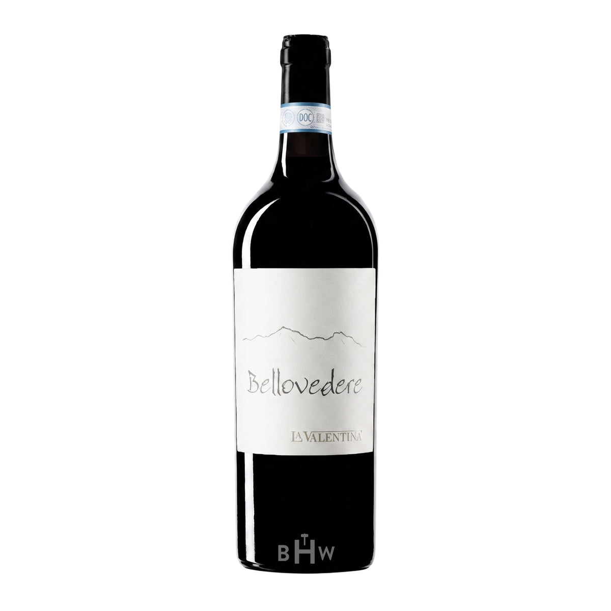 2020 La Valentina 'Bellovedere' Montepulciano d'Abruzzo single red wine bottle, curated by Big Hammer Wines.