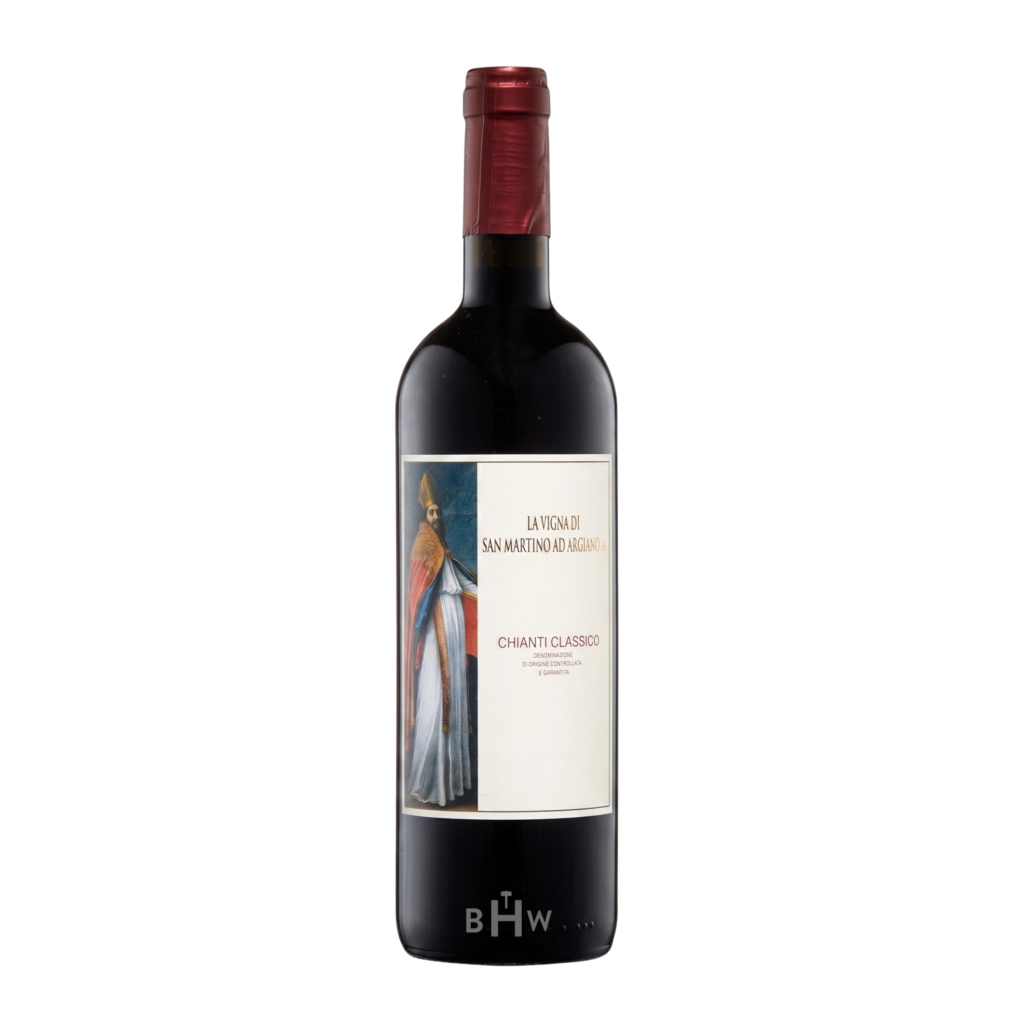 A bottle of 2020 La Vigna di San Martino Ad Argiano Chianti Classico Riserva red wine from Tuscany, Italy, curated by Big Hammer Wines