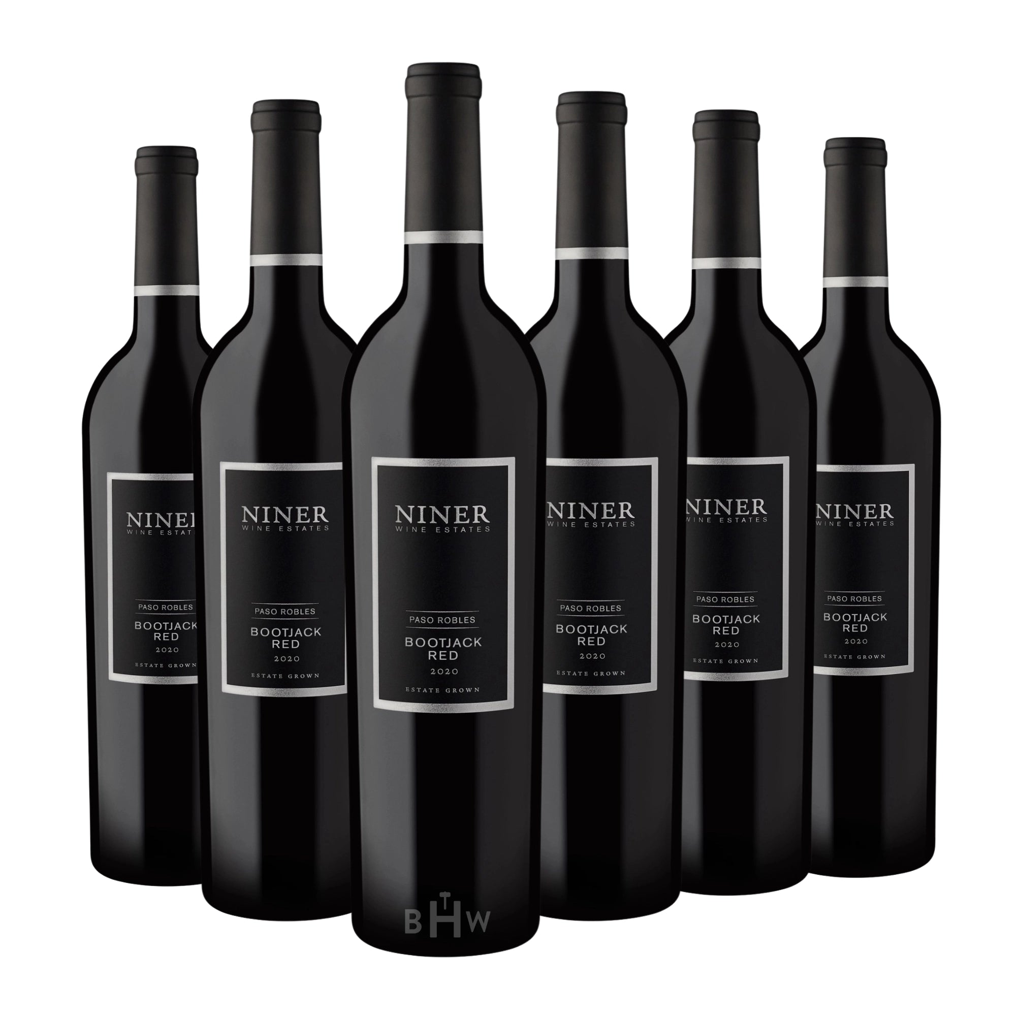 A 6-bottle pack of 2020 Niner Wine Estates Red Bootjack Paso Robles 750ml red wine, curated by Big Hammer Wines.