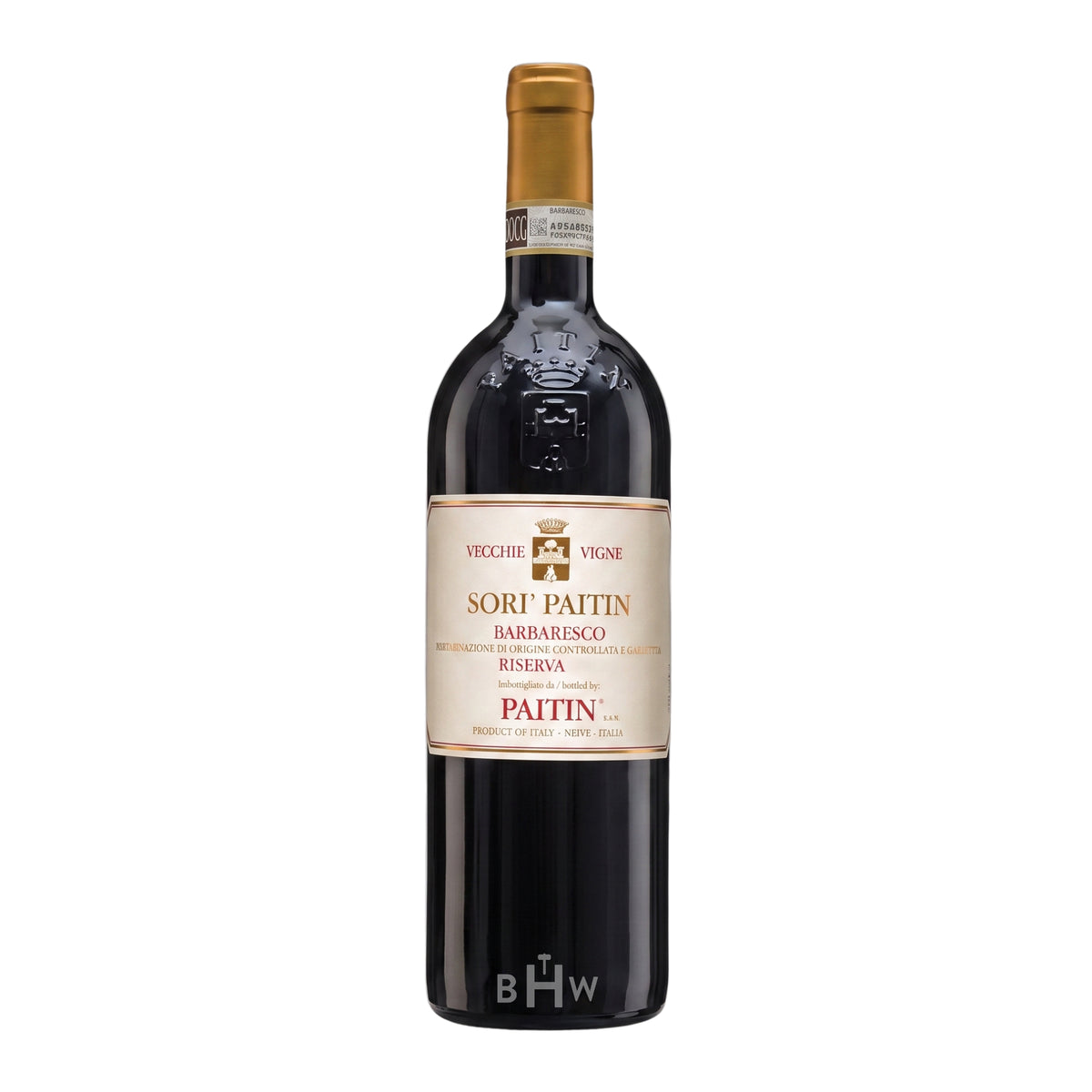 2020 Paitin 'Sorì Paitin' Vecchie Vigne Barbaresco Riserva single red wine bottle, curated by Big Hammer Wines.