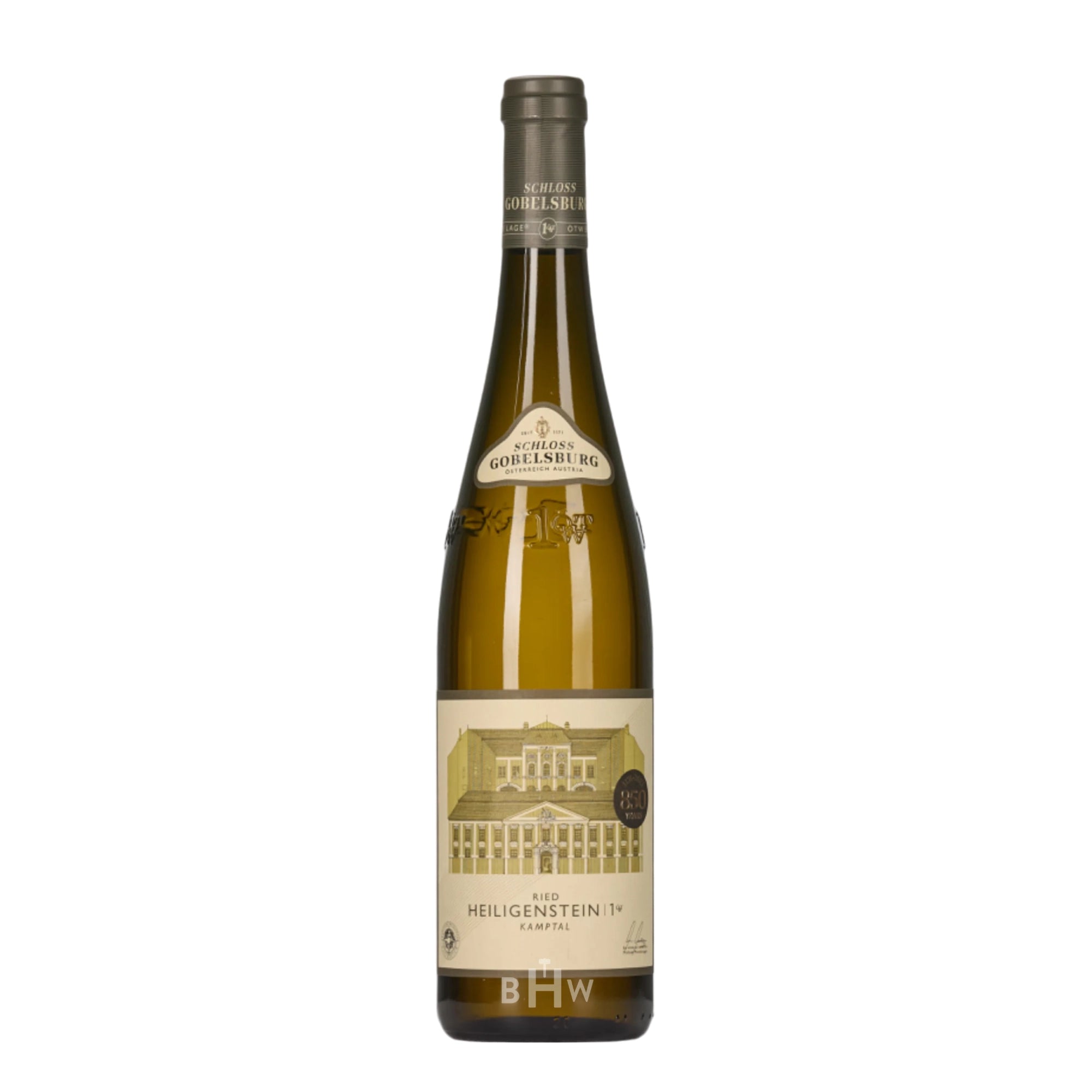 A bottle of 2020 Schloss Gobelsburg Ried Heiligenstein 1 ÖTW Riesling white wine from Kamptal, Austria, curated by Big Hammer Wines