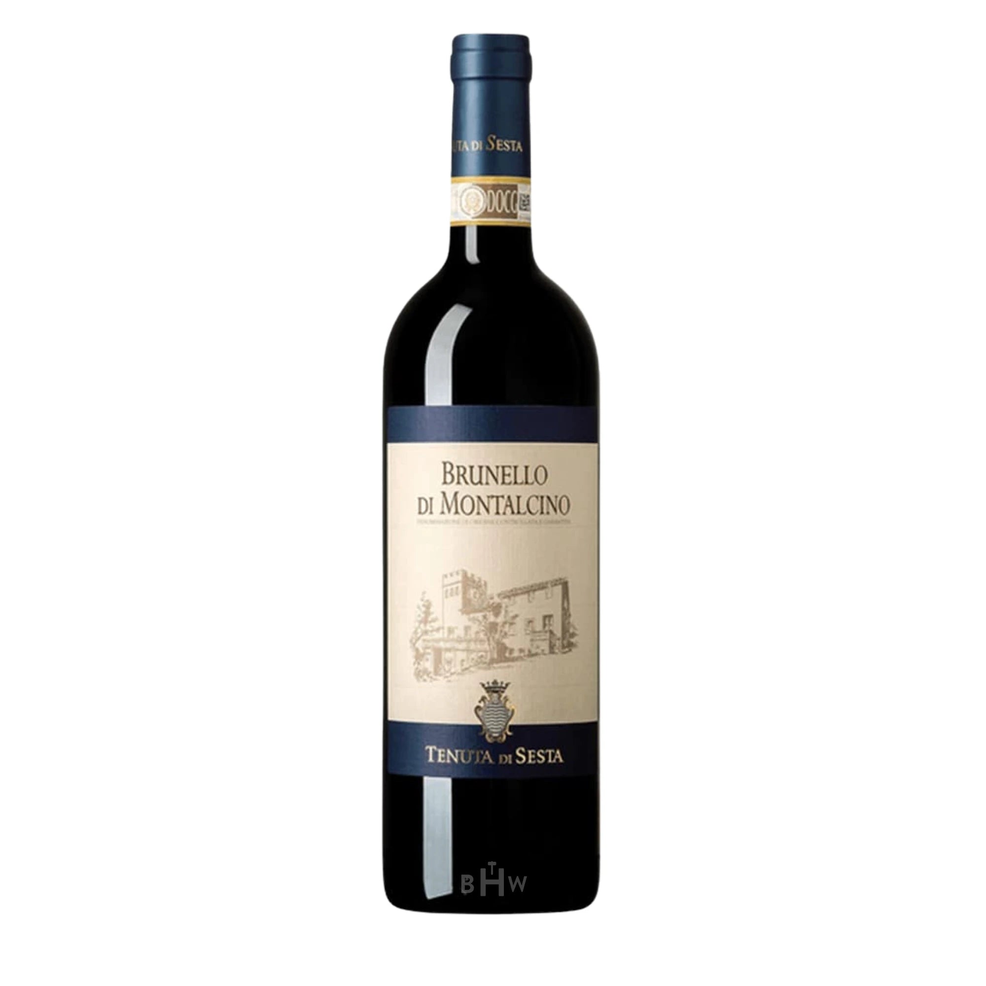 2020 Tenuta di Sesta Brunello di Montalcino wine bottle.
