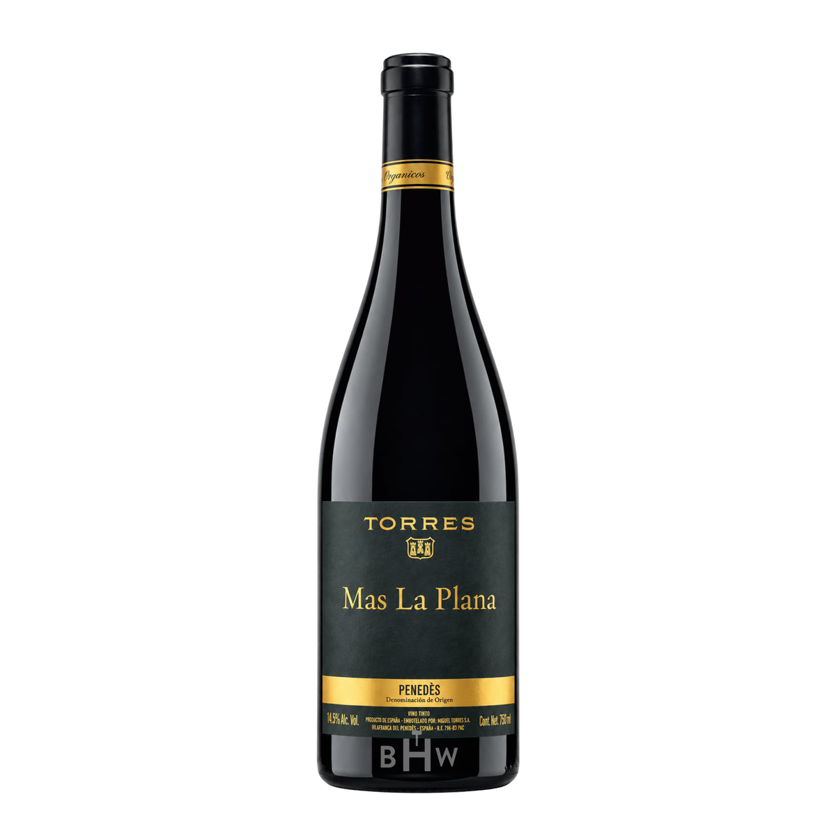 2020 Familia Torres 'Mas La Plana' Cabernet Sauvignon Penedès single red wine bottle, curated by Big Hammer Wines.