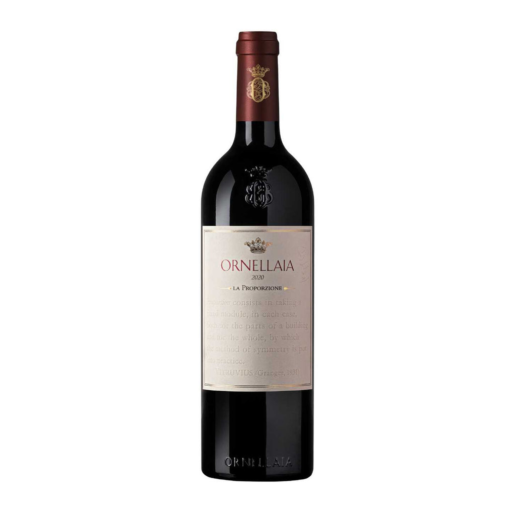 2020 Ornellaia Bolgheri Superiore "La Proporzione" Artist Label