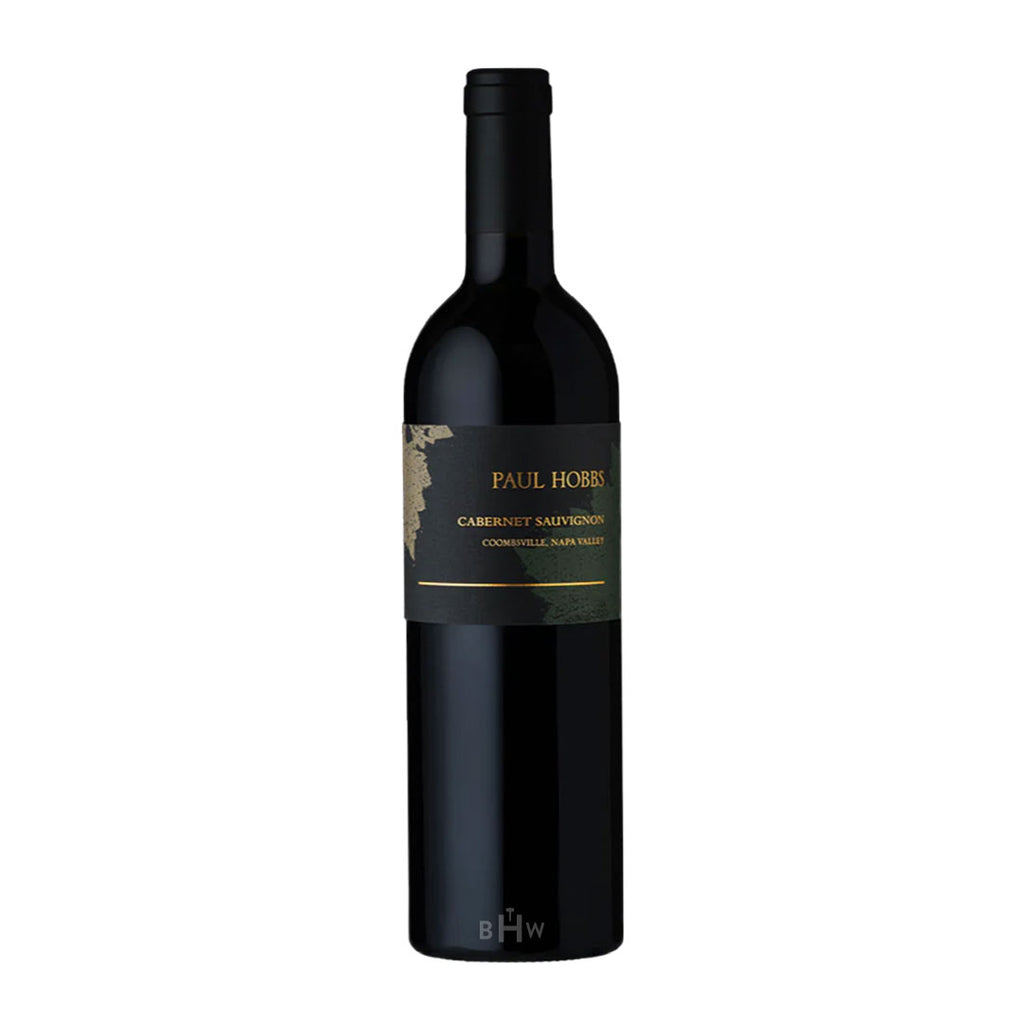 2021-Paul-Hobbs-Coombsville-Napa-Valley-Cabernet-Sauvignon Wine bottle with 'Paul Hobbs' label on a white background