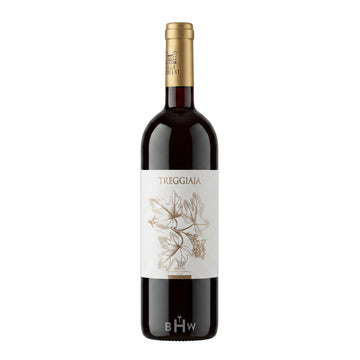 2021 Bibbiani Treggiaia Rosso Toscano Supertuscan red wine bottle, curated by Big Hammer Wines.