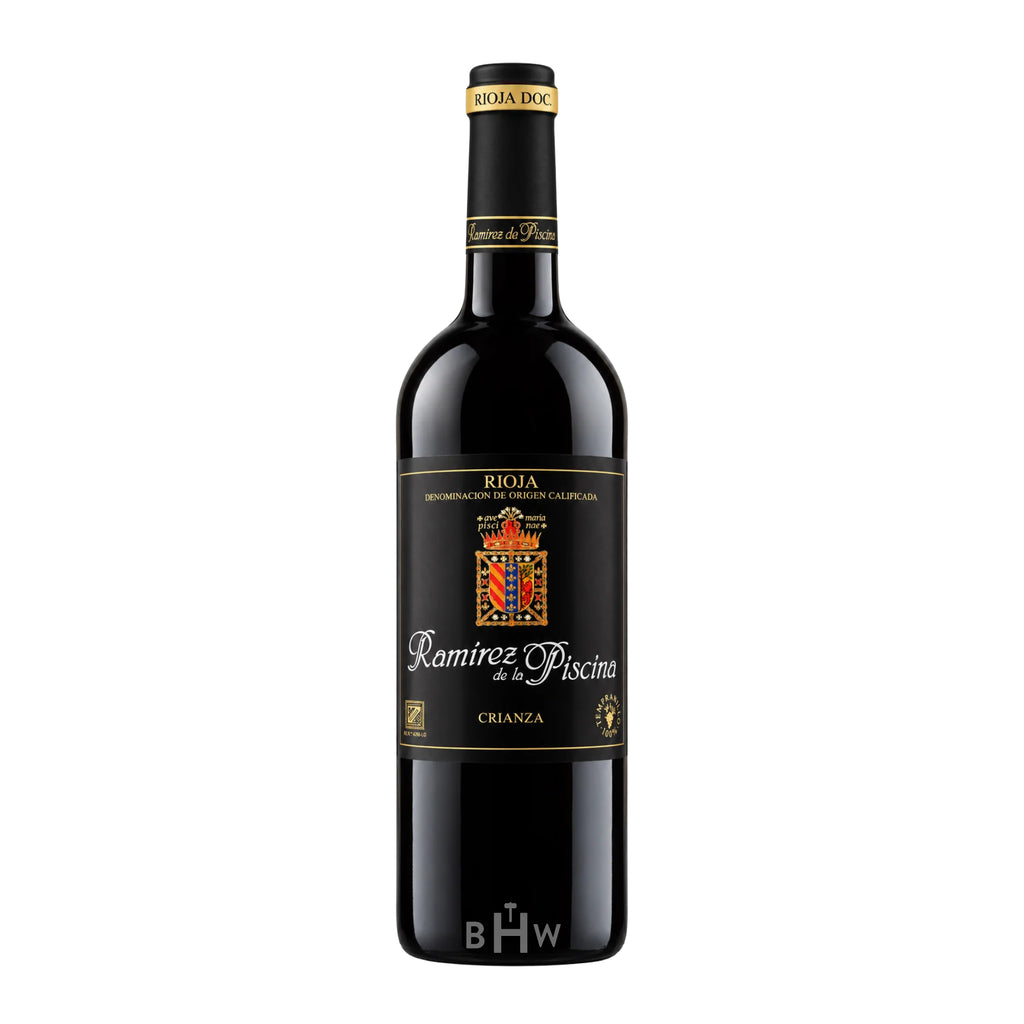 2021 Bodegas Ramírez de la Piscina Crianza Rioja single red wine bottle, curated by Big Hammer Wines.
