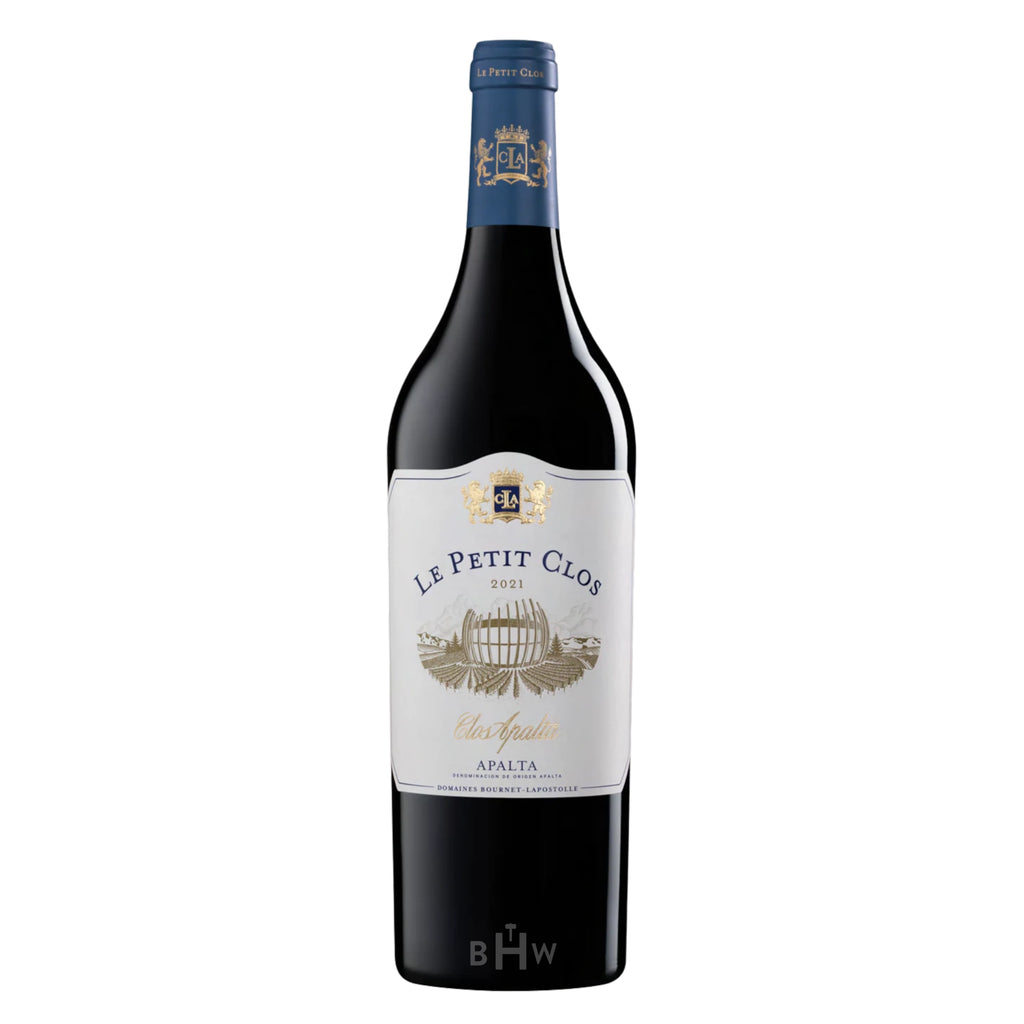 2021 Clos Apalta Le Petit Clos Apalta Valley Chile red wine bottle, luxury Chilean Bordeaux blend from Colchagua Valley winery