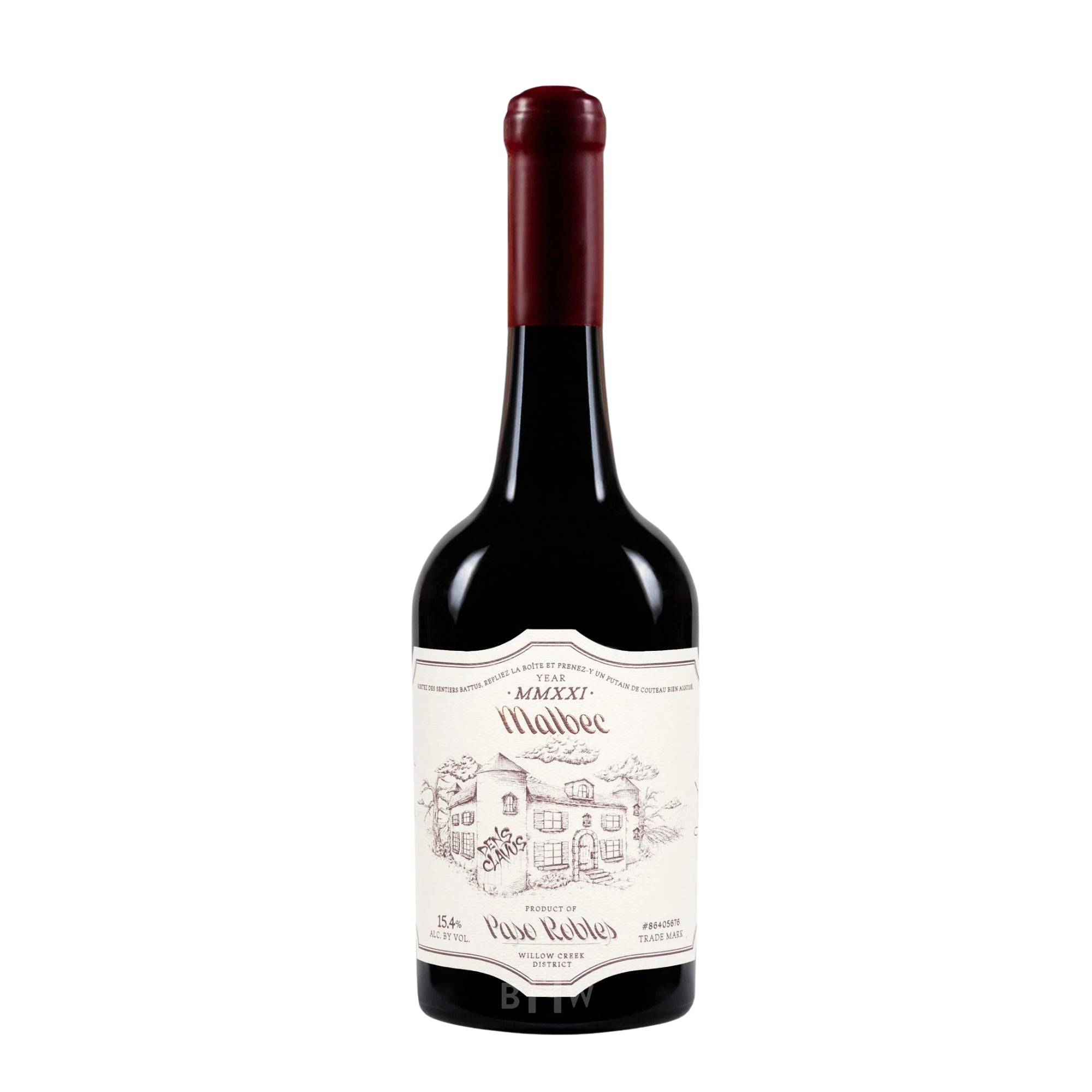 2021 Dens Clavus Malbec Paso Robles Willow Creek District