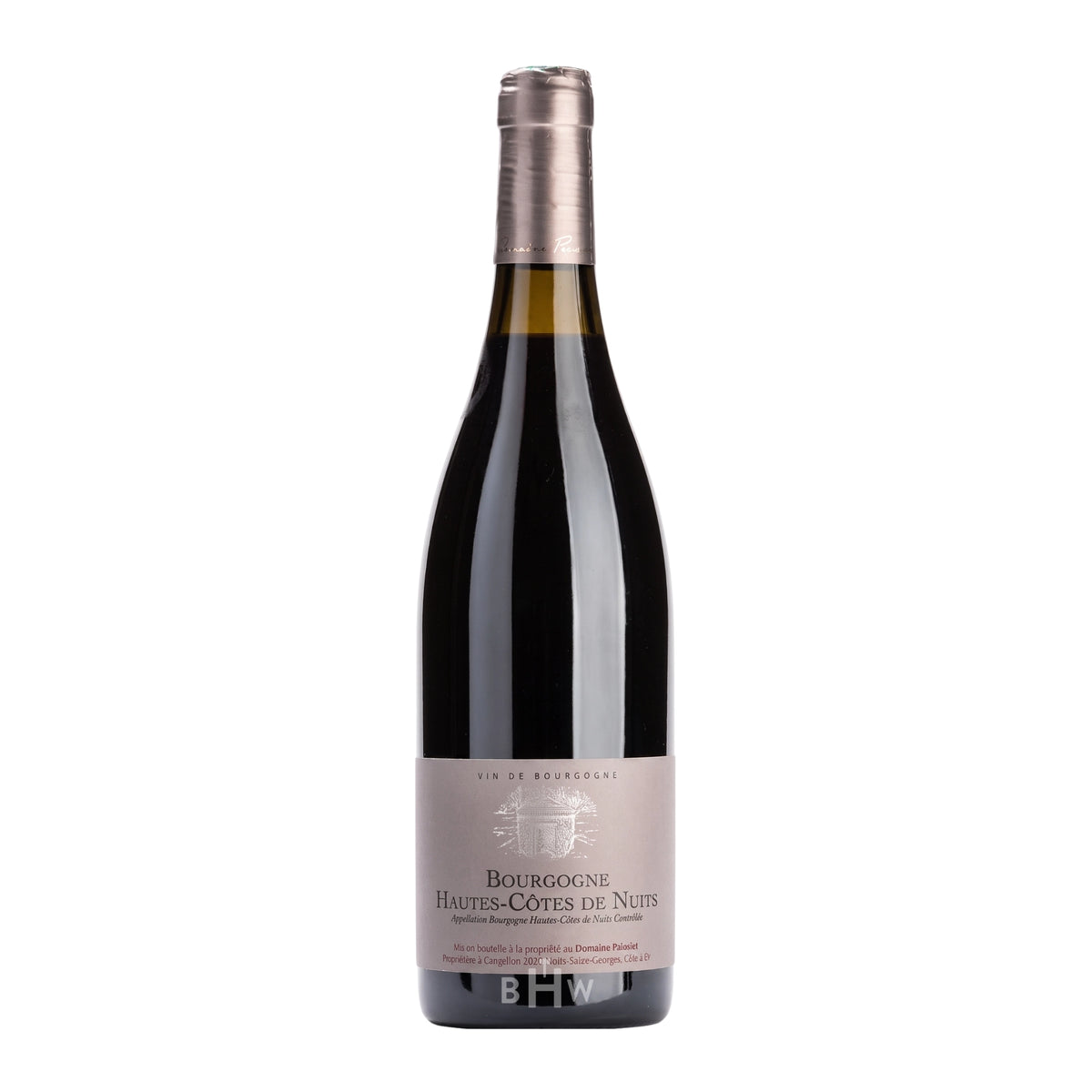 A bottle of 2021 Domaine Pansiot Bourgogne Hautes-Côtes de Nuits red wine, curated by Big Hammer Wines.