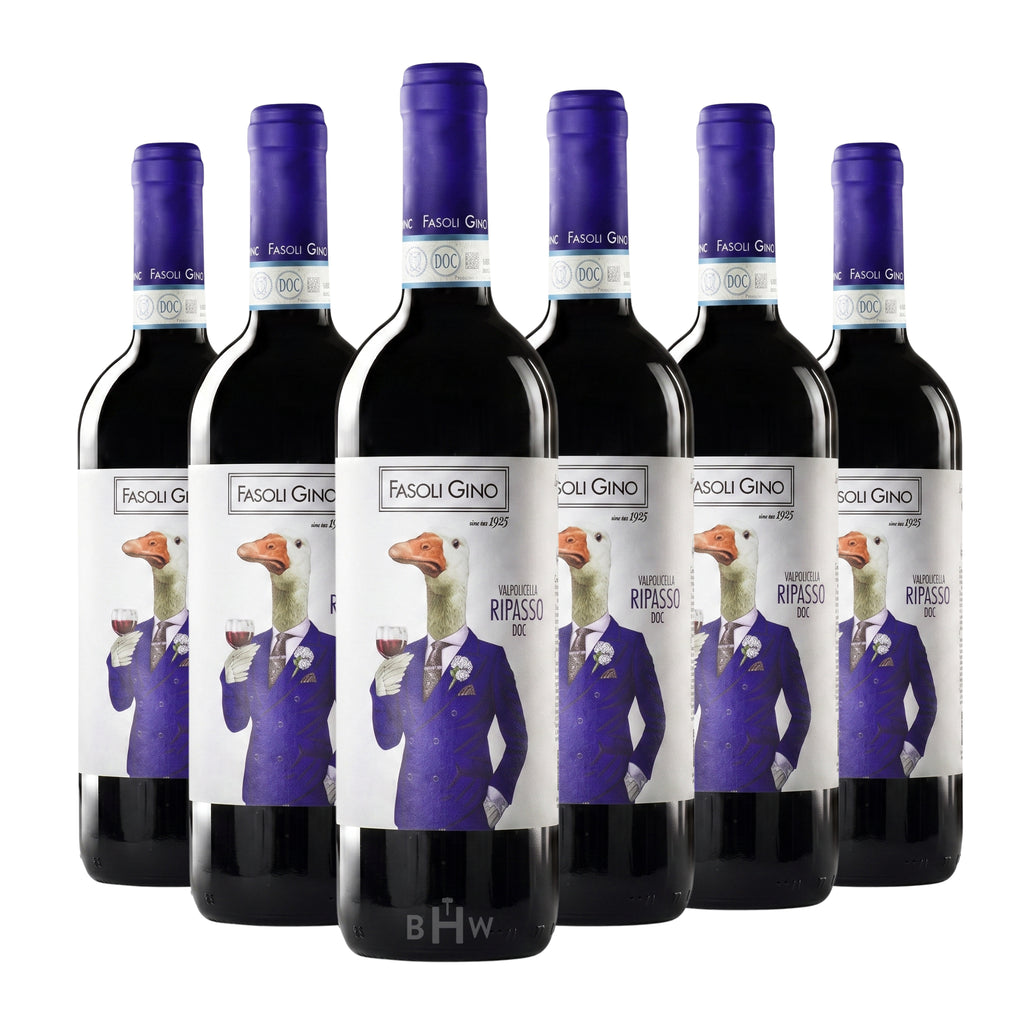 2021 Fasoli Gino 'La Corte del Pozzo' Valpolicella Ripasso DOC Veneto 6-pack red wine bottles, curated by Big Hammer Wines.