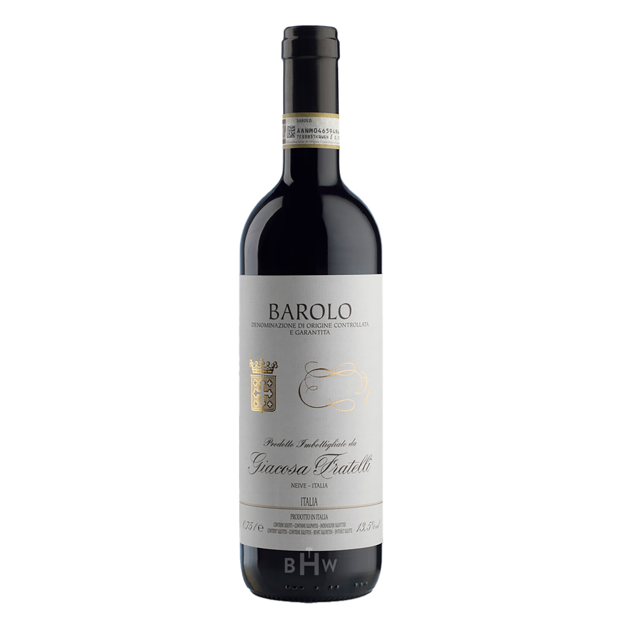 2021GiacosaFratelliBarolo wine bottle