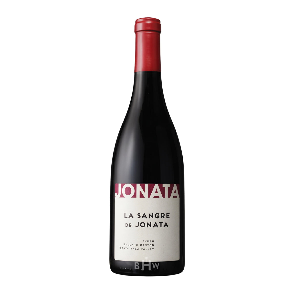 2021 Jonata 'La Sangre de Jonata' Syrah Ballard Canyon red wine bottle, curated by Big Hammer Wines.