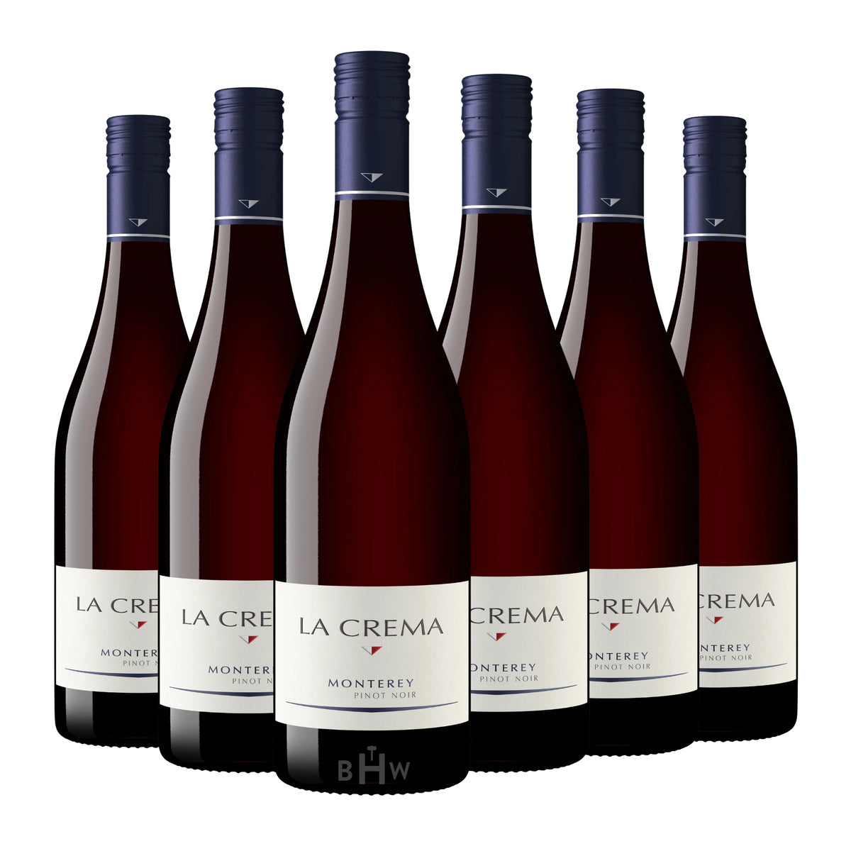 2021 La Crema Pinot Noir Monterey County 6-pack red wine bottles, curated by Big Hammer Wines.