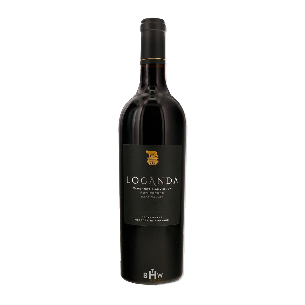 2021 Locanda Beckstoffer Georges III Vineyward wine bottle with a white background. 