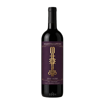 2021 Martellotto Senz' Altro Red Wine Santa Barbara County wine bottle. 