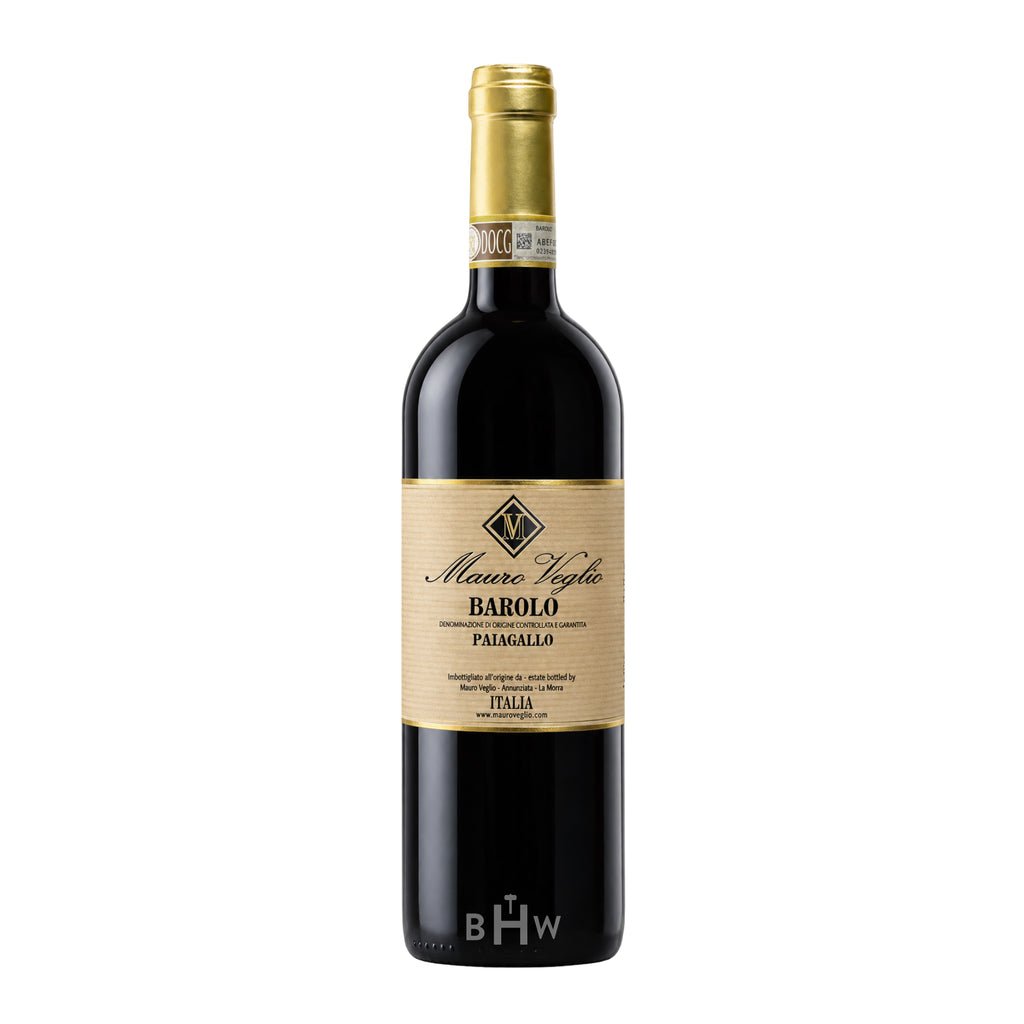 2021 Mauro Veglio 'Paiagallo' Barolo single red wine bottle, curated by Big Hammer Wines.