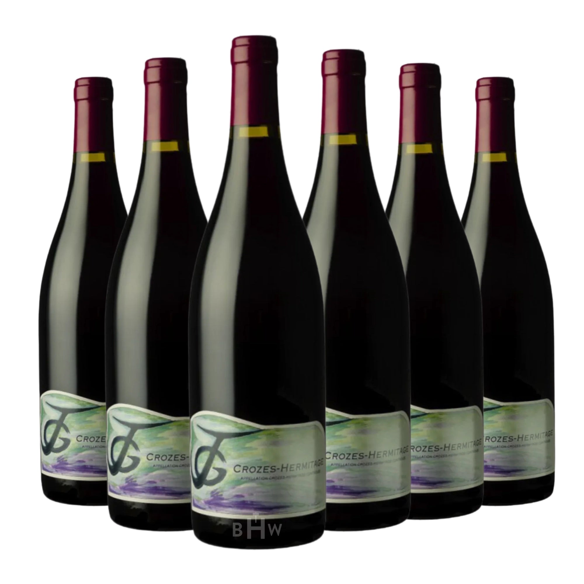 A 6-bottle pack of 2021 Pierre Gaillard Crozes-Hermitage Rhône Rouge 750ml red wine, curated by Big Hammer Wines.