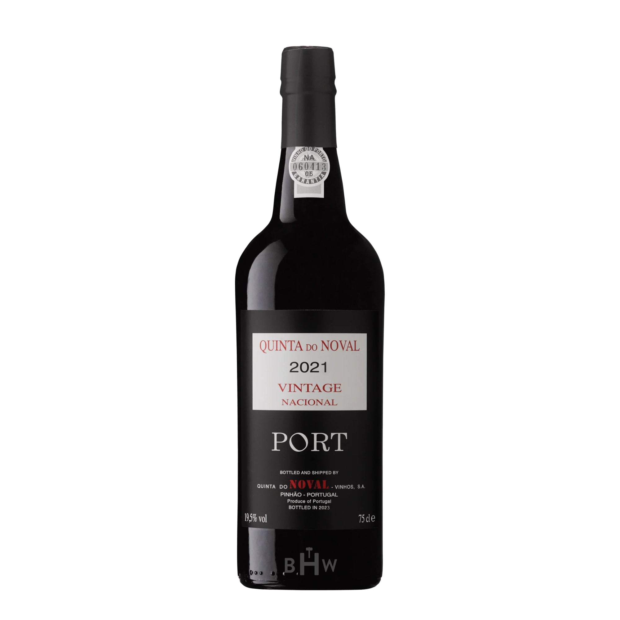A bottle of 2021 Quinta do Noval Nacional Vintage Port Douro, curated by Big Hammer Wines.