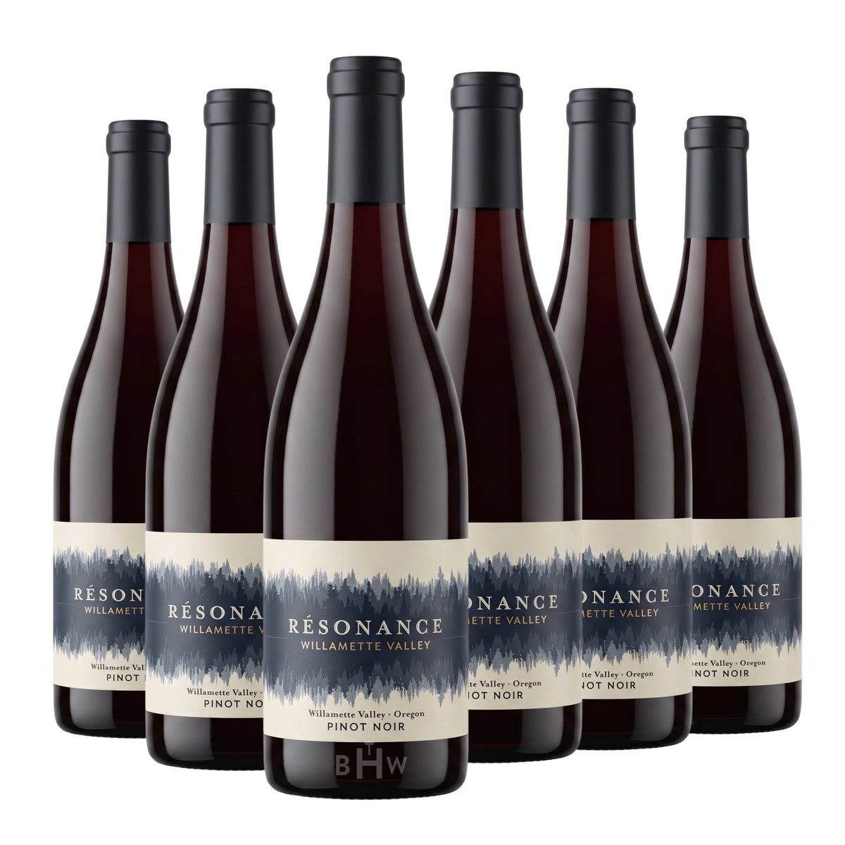 2021 Résonance Yamhill-Carlton Pinot Noir Willamette Valley 6-pack red wine bottles, curated by Big Hammer Wines.