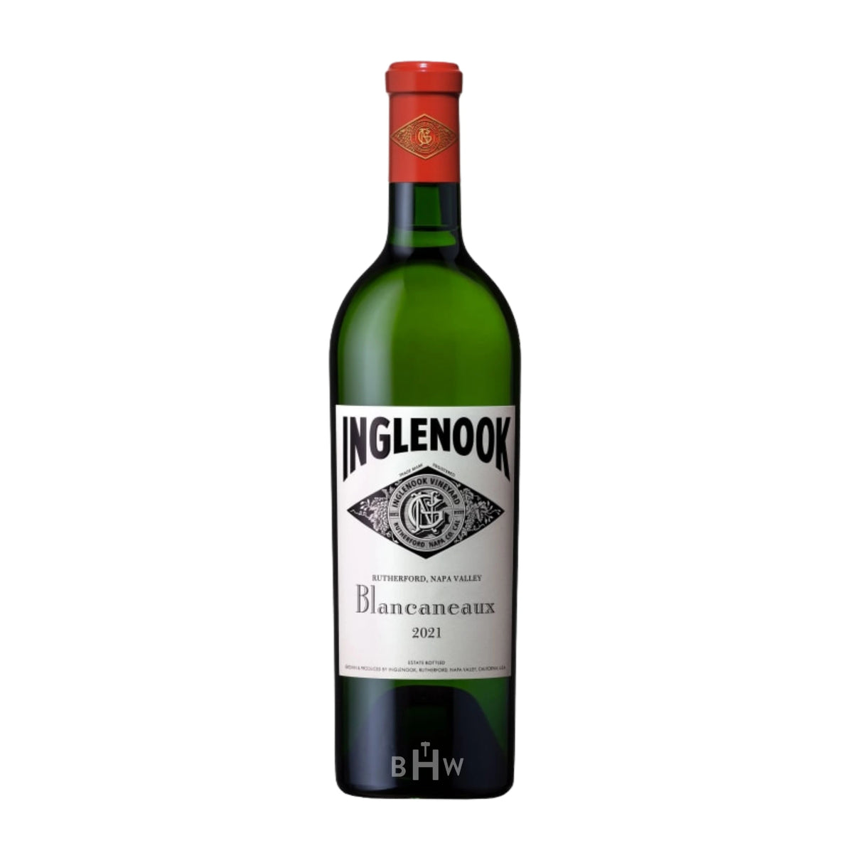 2021 Rubicon Estate Inglenook Blancaneaux Rutherford wine bottle.