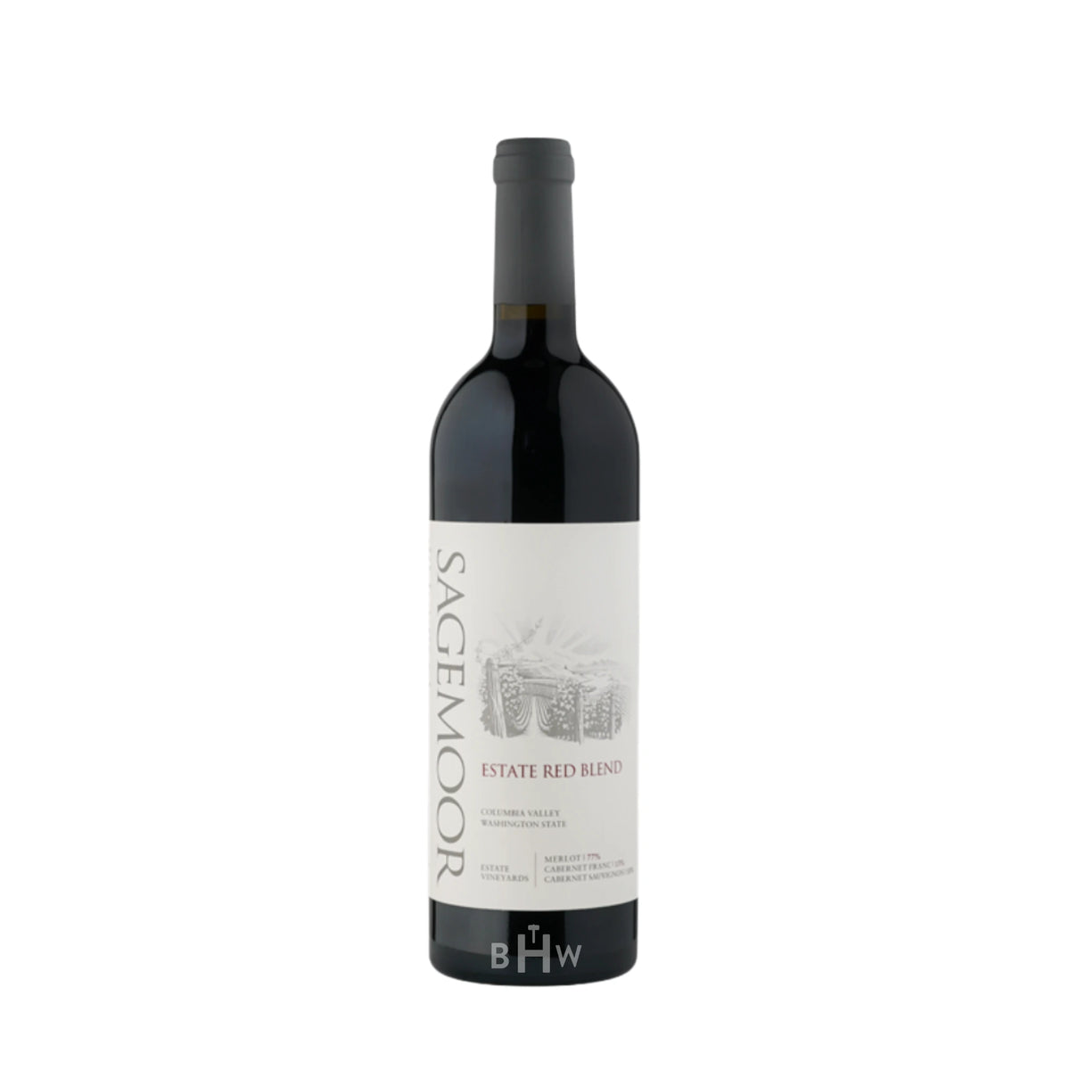 2021 Sagemoor Estates Estate Red Blend Weinbau Vineyard wine bottle.