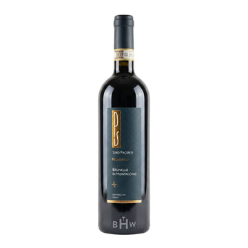 2021 Siro Pacenti 'Pelagrilli' Brunello di Montalcino single red wine bottle, curated by Big Hammer Wines.