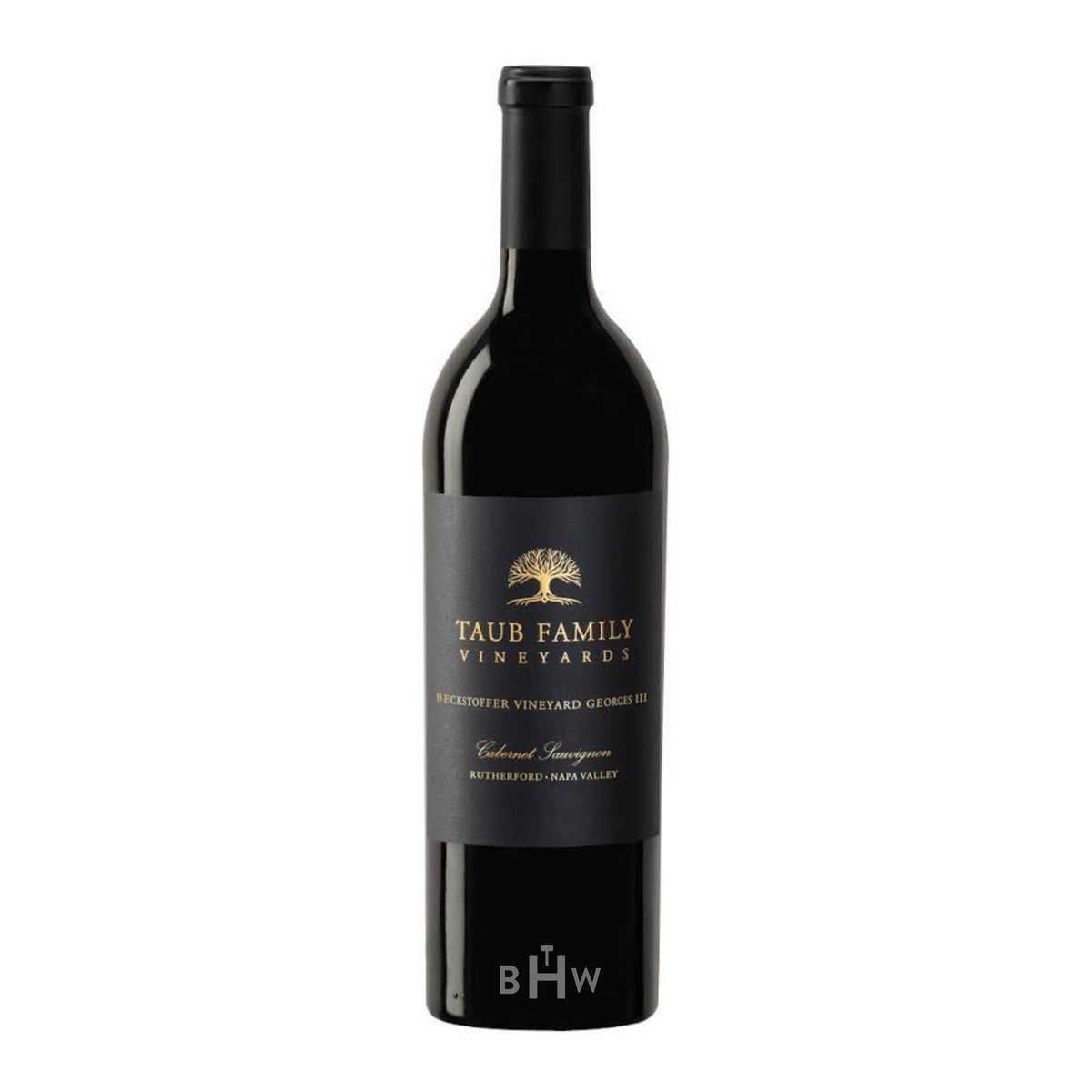 2021 Taub Family Vineyards Beckstoffer Vineyard Georges III Cabernet Sauvignon Rutherford Napa Valley single red wine bottle, curated by Big Hammer Wines.