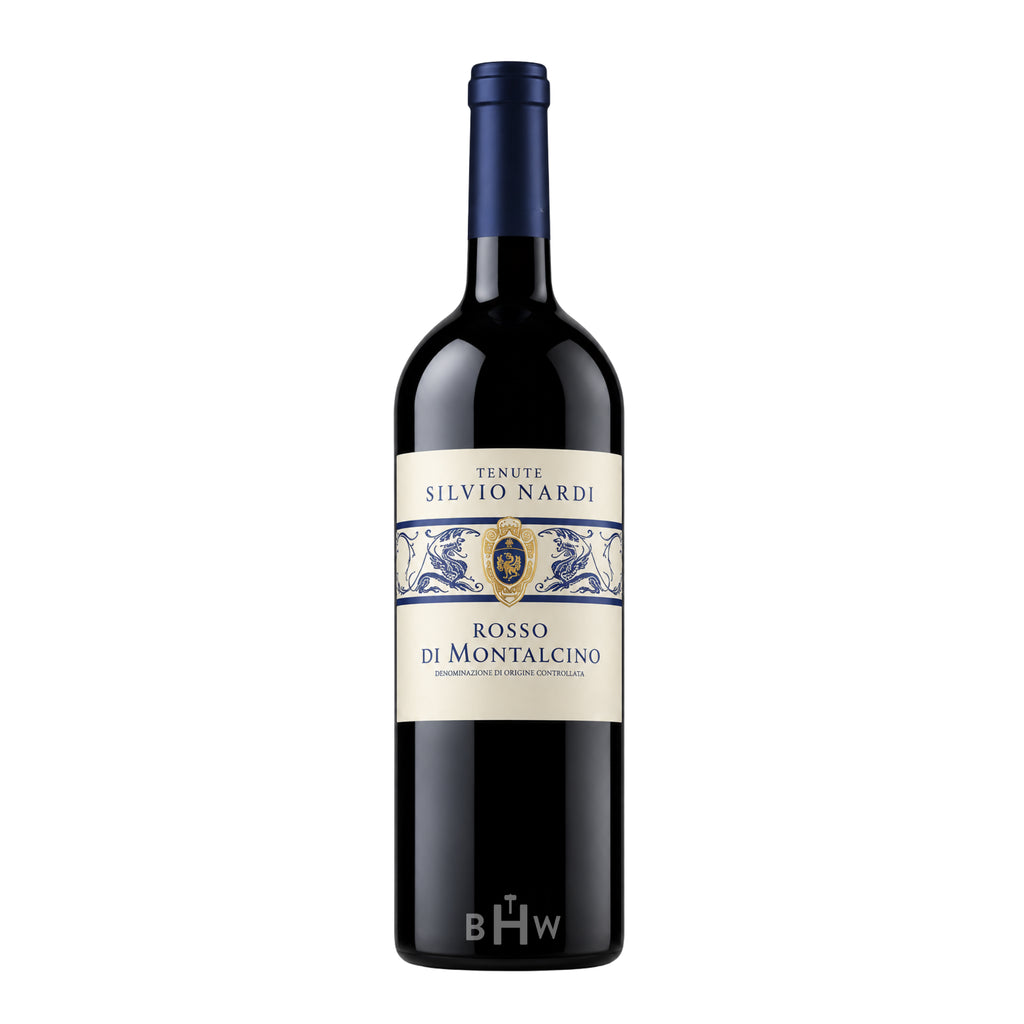 2021 Tenute Silvio Nardi Rosso di Montalcino Tuscany single red wine bottle, curated by Big Hammer Wines.